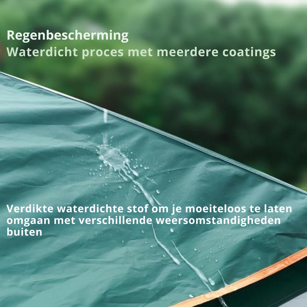 Automatische Pop-up Tent - Waterdicht Kampeertent voor 2-3-4 Personen –Camping Tent - 210x210x140cm - Outdoor Kampeer & Festival Tent–Ideaal voor Gezinscamping en Buitenactiviteiten-Snel Opzetbaar– Met Luifel & Draagtas – Groen – Lexorion – foto 5