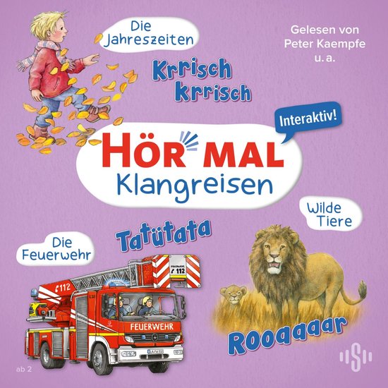 Hör mal (Klangreisen): Wilde Tiere, Die Feuerwehr, Die Jahr ... - cover