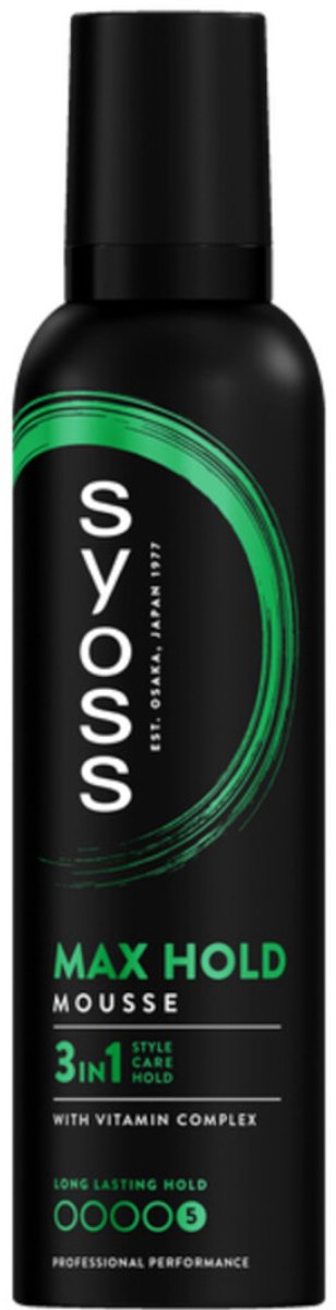 Syoss Max Hold Haarmousse - 250 ml
