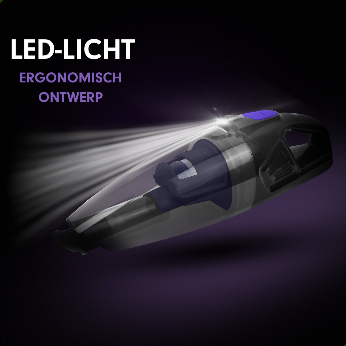 AG360 Handstofzuiger Kruimeldief Snoerloos Deep Purple - afbeelding 2