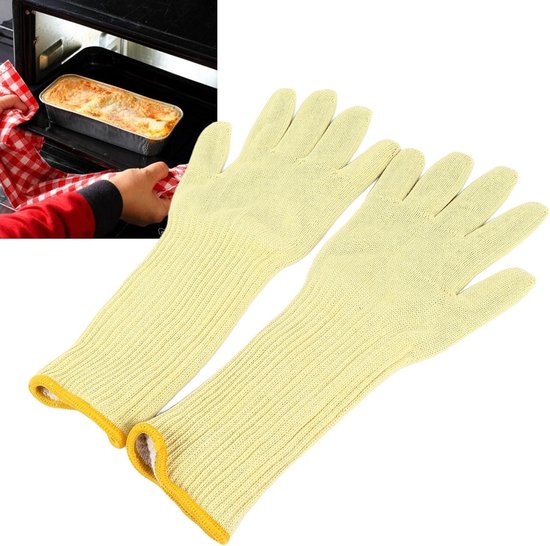 Gants Anti-Brûlure + 2 Coussinets Isolants – Résistants Chaleur, Antidérapants Pour Four, Micro-Ondes Et Barbecue