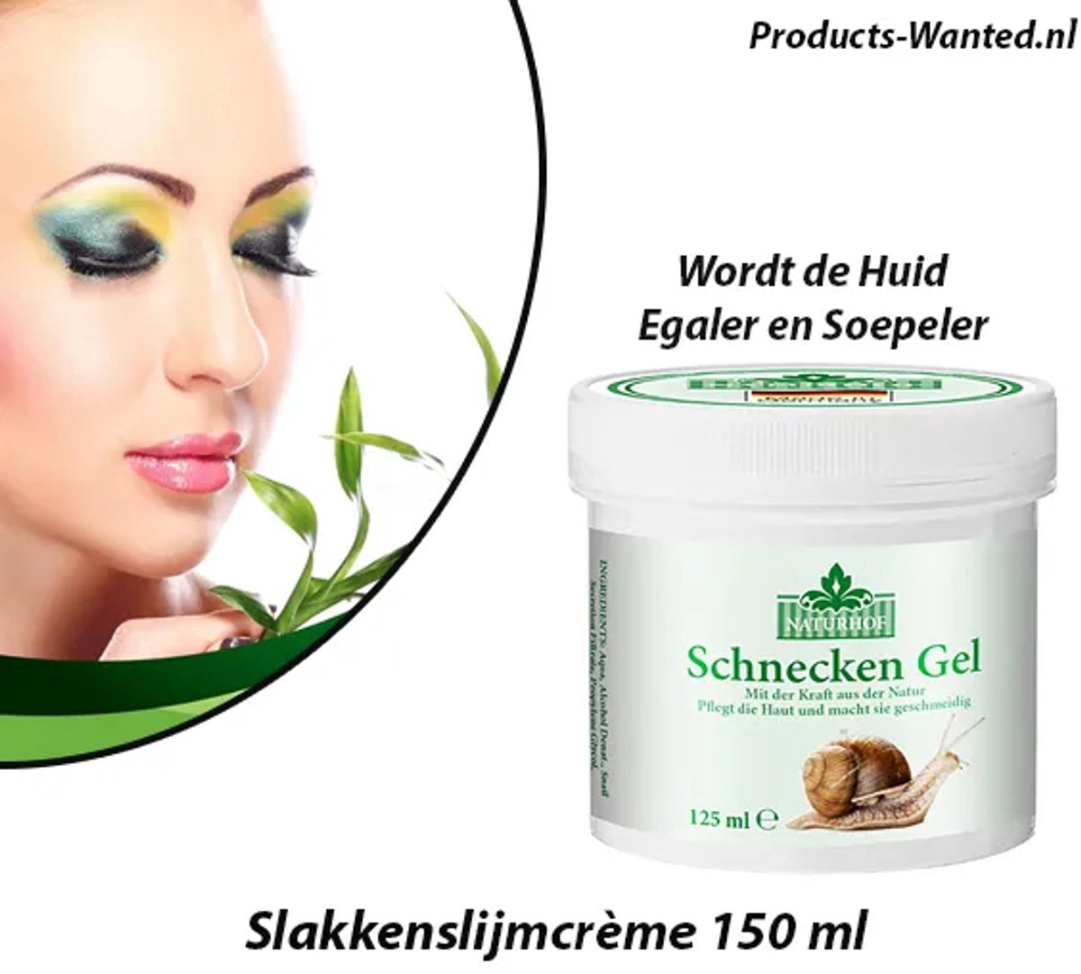 Potten Slakkengel 125 ml- Wordt de Huid Egaler en Soepeler