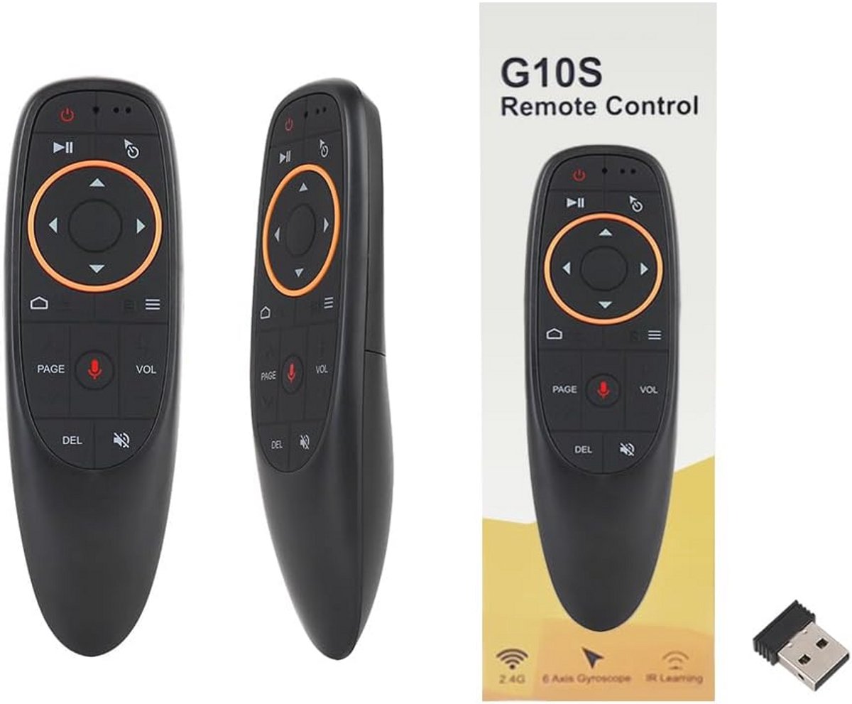 Draadloze Air Mouse Afstandsbediening met Spraakfunctie en Gyroscoop voor Android TV en PC