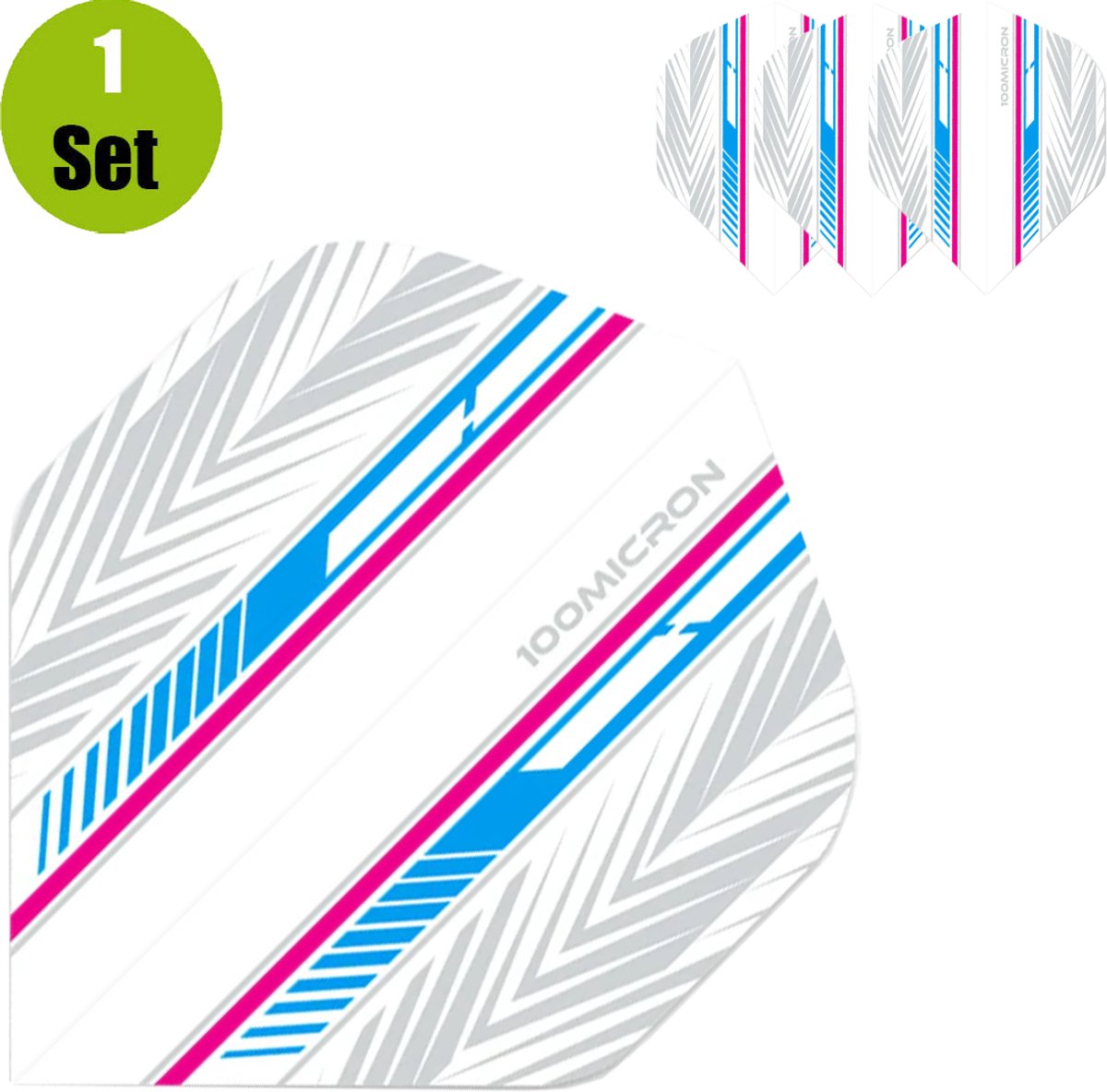 Designa Racing Flights Cyan & Magenta