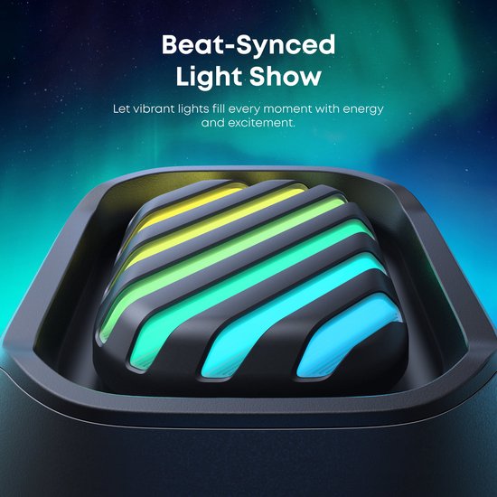 soundcore Boom 2 Pro by Anker, Outdoor Speaker, 140W, 2+2 kKanaal, BassUp 2.0, 20 uur speeltijd, snelladen, IP68-bescherming, RGB-verlichting, powerbank, Bluetooth 5.3, draagbaar voorbuiten, camping en strand. van Anker — afbeelding 2