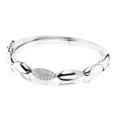 ZINZI zilveren fantasie armband gourmet bol 15,5-19,5cm ZIA1657