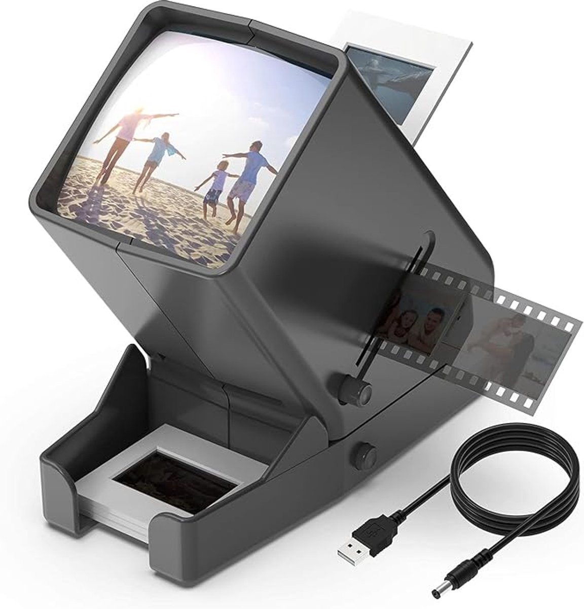 Negatiefscanner - Hoge Resolutie en Snelle Digitalisering - Converteer Negatieven naar Digitale Bestanden - Voor Fotoarchief en Herinneringen - Compact en Gebruiksvriendelijk Design - Ideaal voor Fotoliefhebbers en Archivering