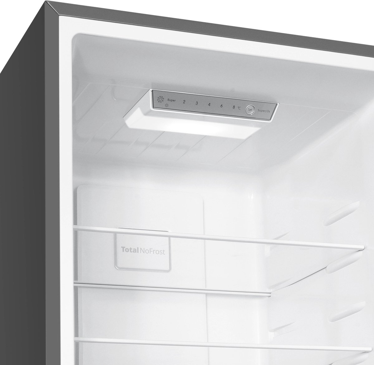 Inventum KV1840S No Frost energiezuinige koel-vriescombinatie - 184 cm hoog - 327 liter - Superkoelen - Supervriezen - Energielabel C - Vrijstaand - RVS look — afbeelding 6