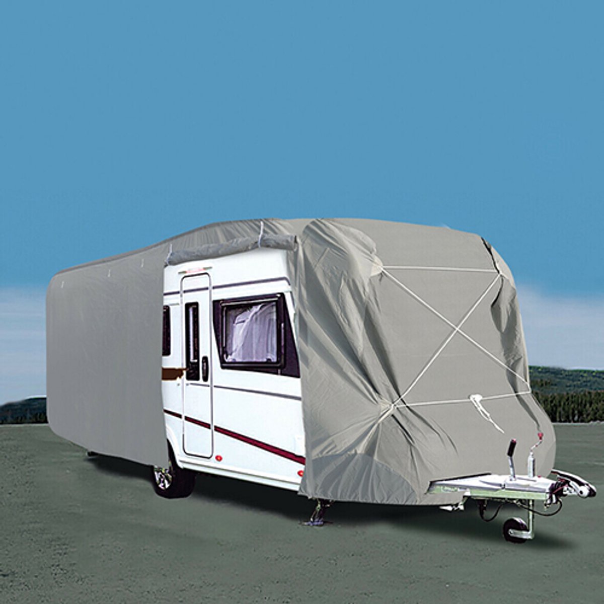 Pro-Trekt waterdichte en ademende caravanhoes - CR-M - L550 x B250 x H220 cm