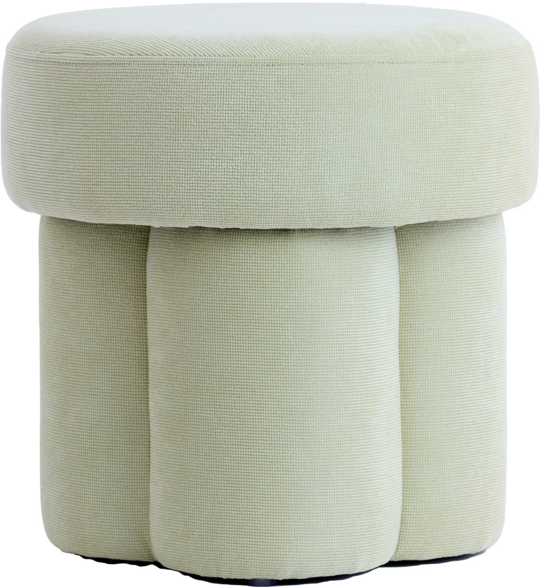 Poef CURTEA - Ø42x43cm - Groen