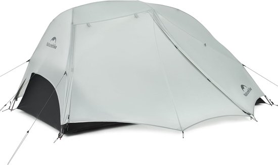 Compacte Ultralichte 2-Persoons Camping Tent - Dubbellaags, Waterdicht en Winddicht voor Outdoor Activiteiten