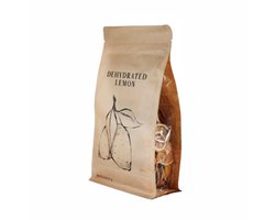 BOTANICA Gedroogde Citroen Schijfjes 100 g - 100% natuurlijk – Garnering voor Gin Tonic, Cocktails & Desserts – Premium gedroogd fruit van Belgisch Bedrijf