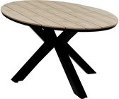Ovale tuintafel Cyprus 180cm | Wood | Polywood & Aluminium