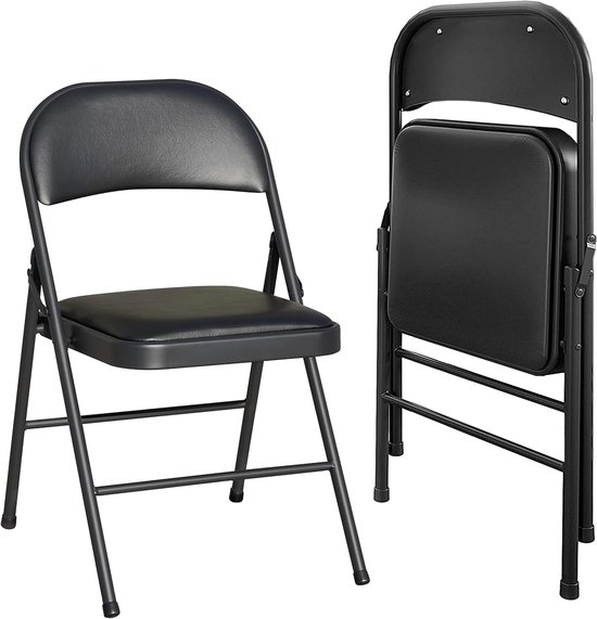 BARDI Set van 2 - Klapstoel - Vouwstoel - Opvouwbare Stoel