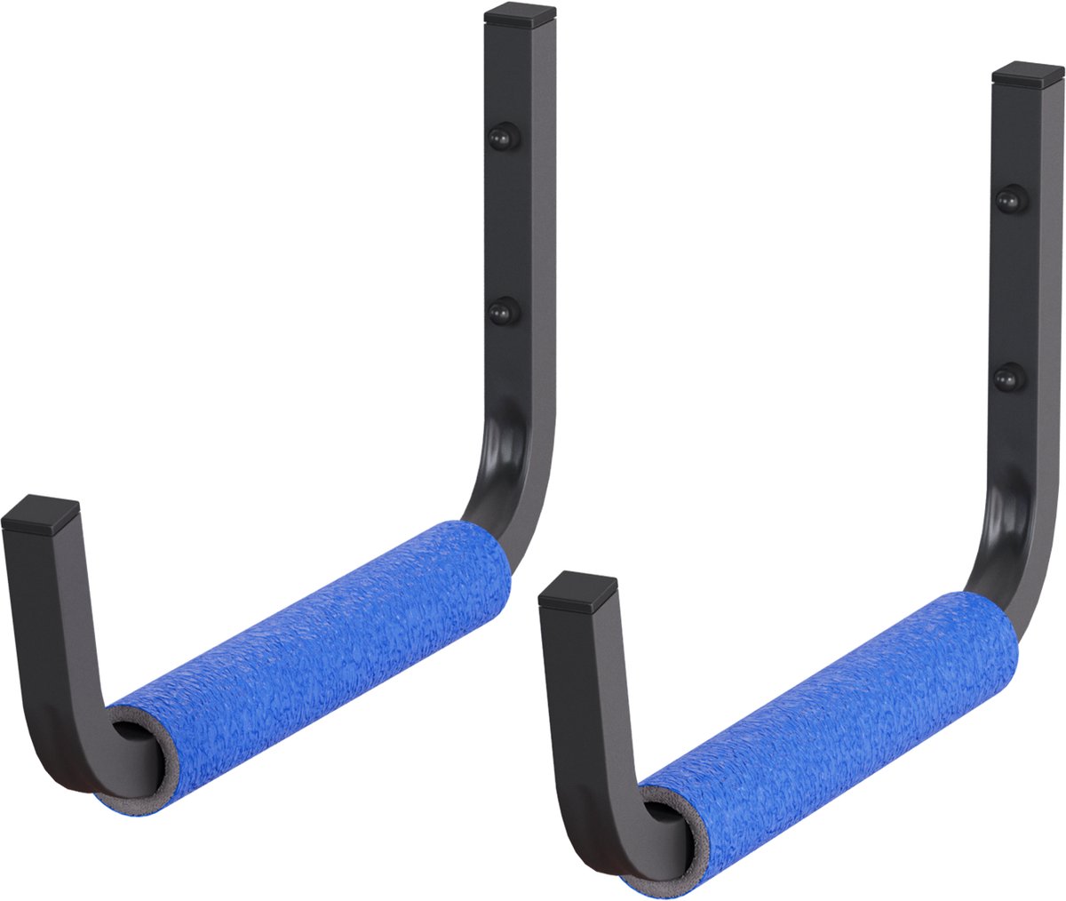 QLS WG1 BLAUW 1 Paar Wandhaak Ophangsysteem Wandmontage Garage Opslag Van Gereedschap Fietsen Ladder Kajak 10328