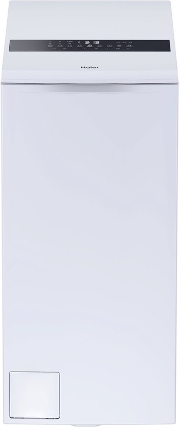 Haier HW90-BPD13386U-S - Wasmachine - 9kg - A - Extra stil (72dB) - Bovenbelading - Autodose - Mix Power System - Touch Display - 9 programma's - Geconnecteerd - 10 jaar garantie op onderdelen