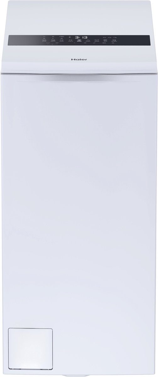 Haier HW90-BPD13386U-S - Wasmachine - 9kg - A - Extra stil (72dB) - Bovenbelading - Autodose - Mix Power System - Touch Display - 9 programma's - Geconnecteerd - 10 jaar garantie op onderdelen