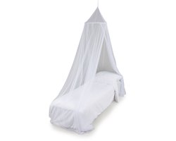 Deconet klamboe MED Rondo, Topring 45cm, Omtrek 9 meter, H220cm, wit, 1-2 personen