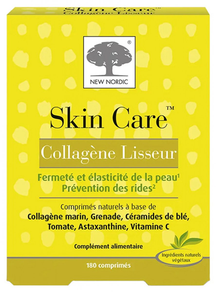 New Nordic Skin Care Collageen Gladmakend 180 Tabletten