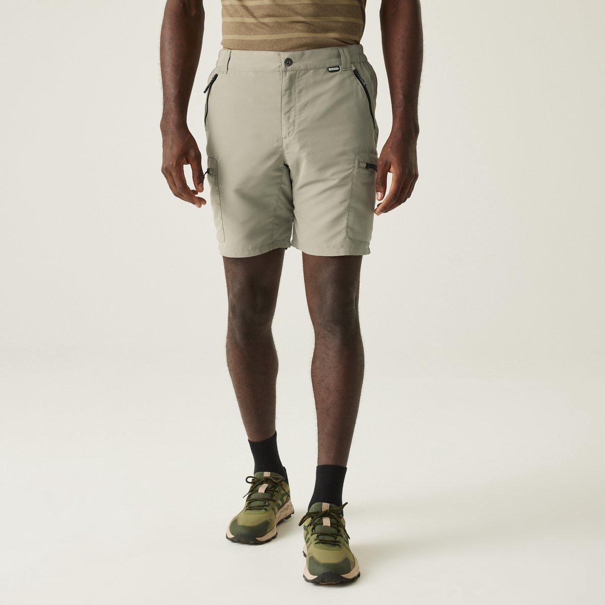 Shorts Hiking Heren Model Leeslle Bruin