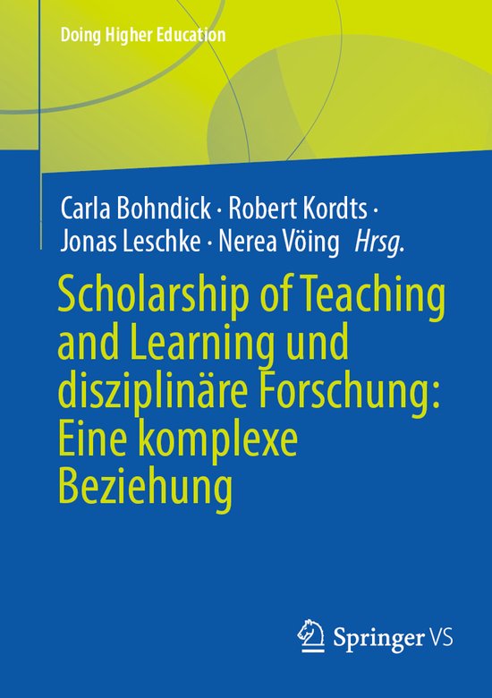 Doing Higher Education- Scholarship of Teaching and Learning ... - cover