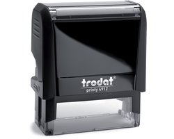 Tekststempel Trodat Printy 4912 personaliseerbaar zwart
