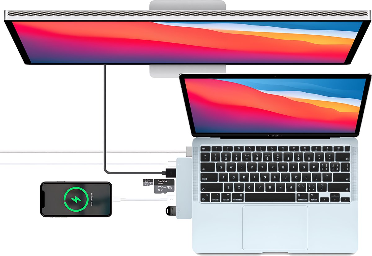iMounts MacBook Air usb-c hub - HDMI - Air M3/M4/M5 thumbnail 5