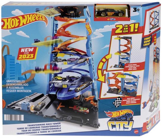 Hot Wheels City Transformerende Racetoren