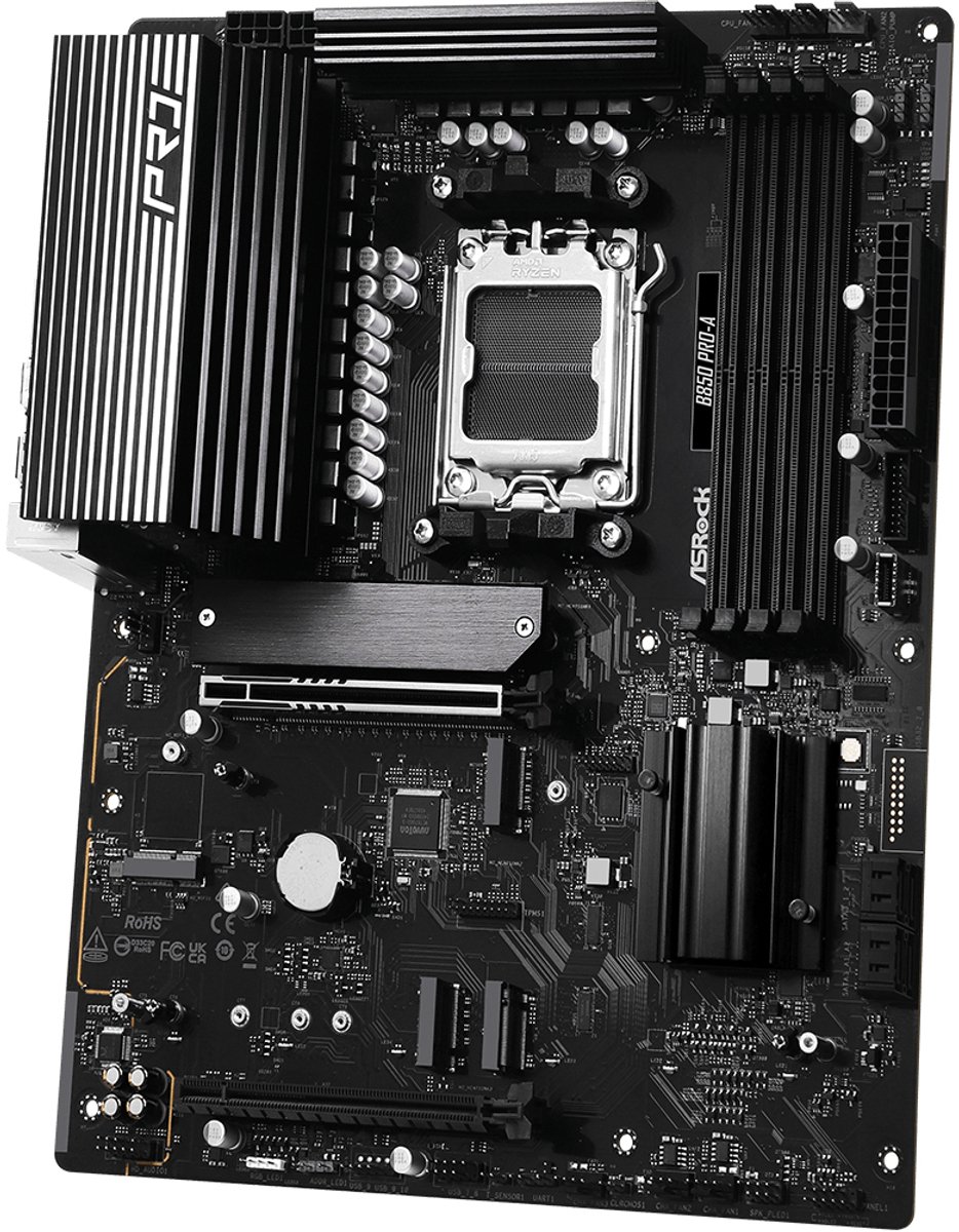 Asrock B850 Pro-A - Moederbord - Atx - Amd B850 - Socket Am5 - Ddr5 - Realtek - afbeelding 4