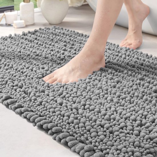 Bonny Home Crème antislip badmat, pluche bad- en douchemat, zachte voor