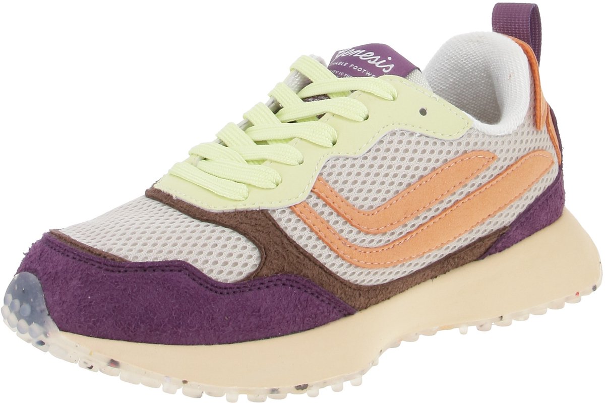 Genesis 1005450 G-Marathon Multi Mesh Hairy - Damessneaker - Lime-Apricot
