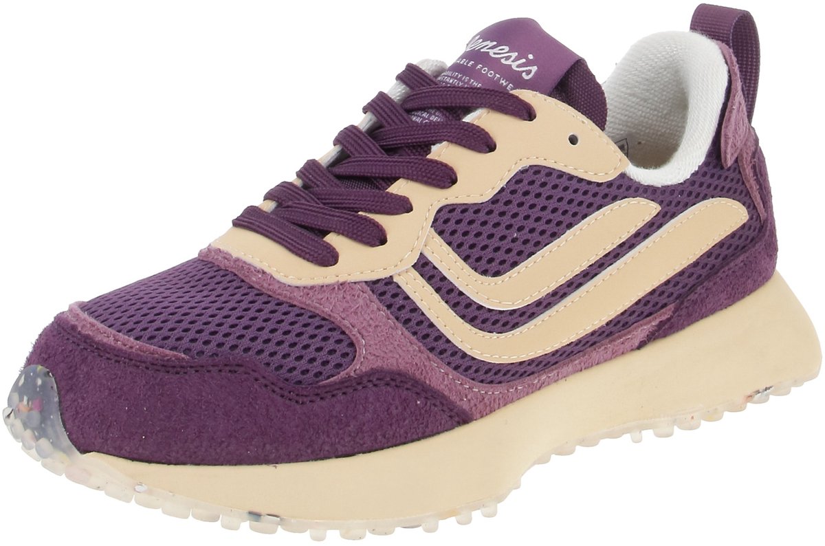 Genesis 1005447 G-Marathon Multi Mesh Hairy - Damessneaker - Paars-Nude