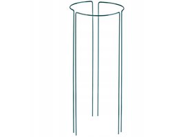 KADAX Plantenhouder, 3 stuks, stalen steunen, halfronde klimhulp voor planten, tuin, weerbestendige bloemenhouder, struiksteun, vrijstaand (hoogte: 115 cm)