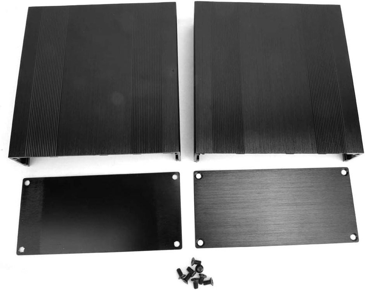 Behuizing projectdoos voor DIY elektronische printplaat (150mm) van aluminium