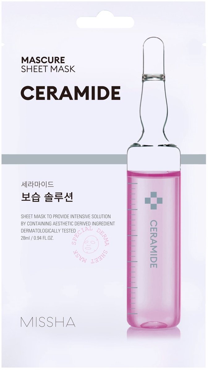 Missha Mascure Ceramide Rescue Solution Sheet Mask