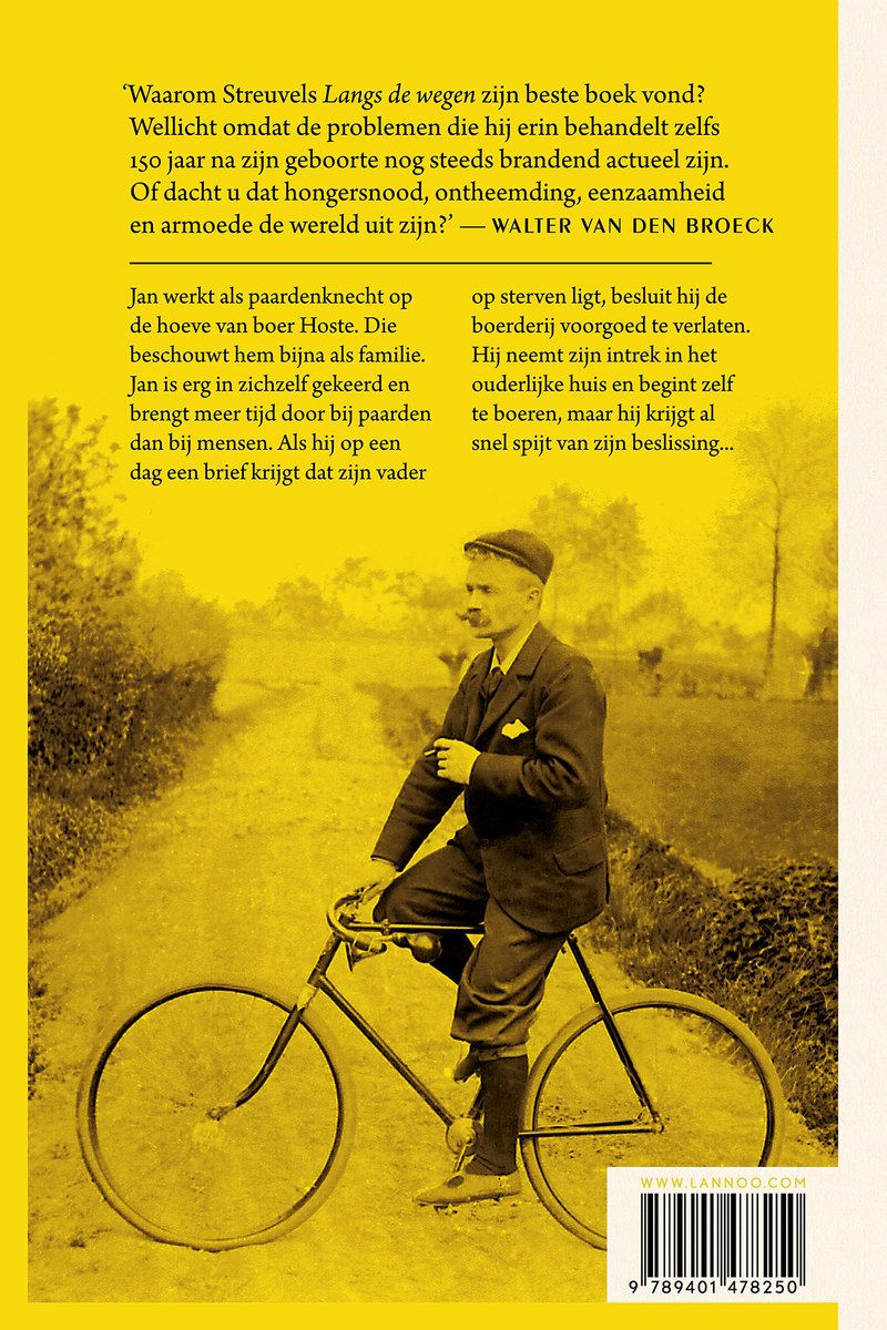 Langs de wegen - back cover