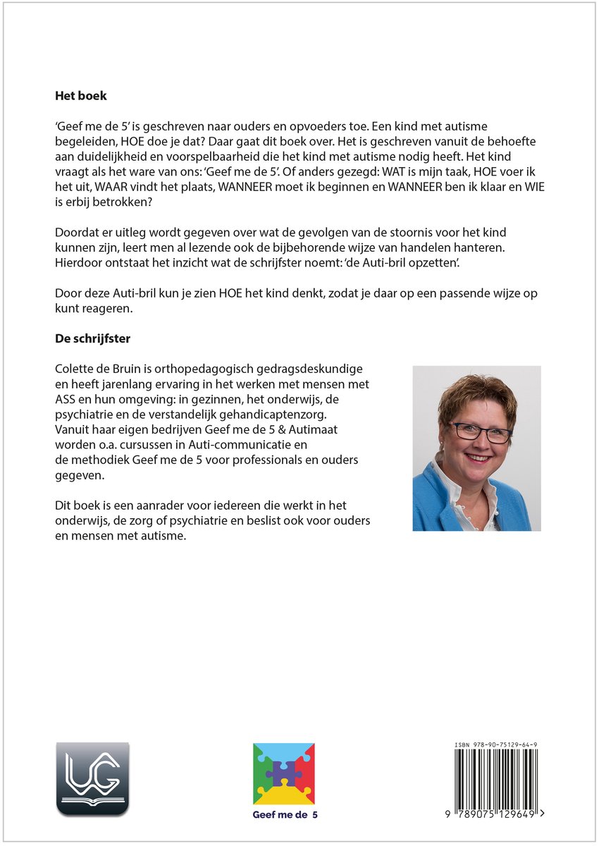 Geef me de 5 - back cover