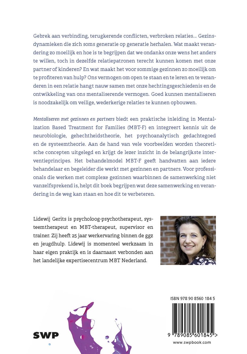 Mentaliseren met gezinnen en partners - back cover