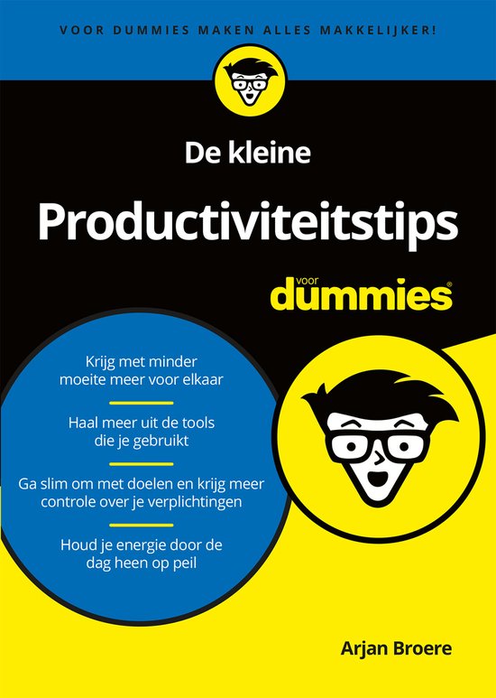 De kleine Productiviteitstips voor Dummies - cover