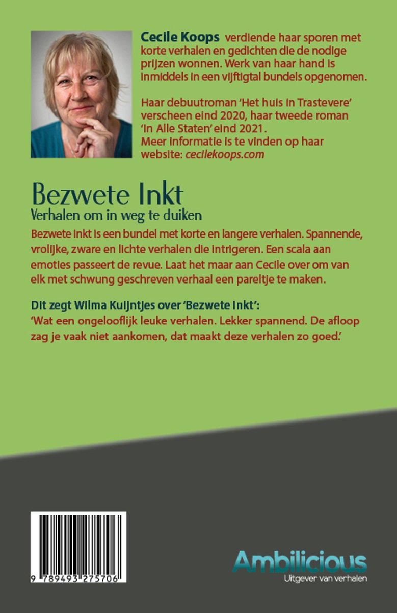Bezwete Inkt - back cover