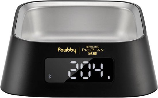Pawbby slimme voerbak met weegschaal en app