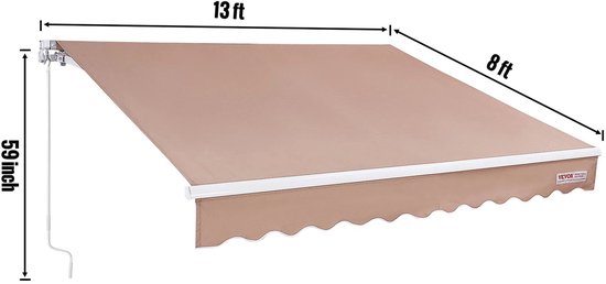 Perel Schaduwzeil, Luifel Voor Tuin Terras, Schaduwdoek, 3.6 M X 3 6 M Driehoek Groen