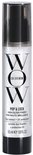 Een flesje Color Wow Pop & Lock High Gloss Finish met pomp, 55 ml, voor controle over pluis en UV-bescherming.