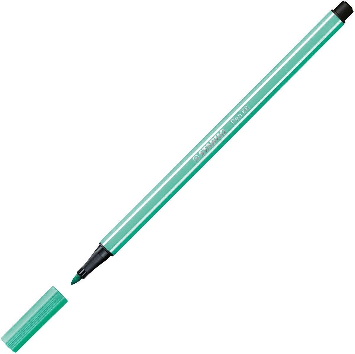 STABILO Pen 68 - Premium Viltstift - IJs Groen - per stuk — afbeelding 9