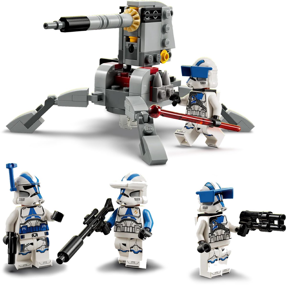 LEGO Star Wars 501st Clone Troopers Battle Pack Bouwbaar Speelgoed met Minifiguren - 75345 — afbeelding 19