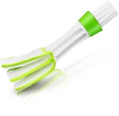 Nettoyeur de Stores 2 en 1 avec brosse - Nettoyeur de Stores vénitiens - Nettoyage Luxaflex - Plumeau - Peigne - Dépoussiéreur universel