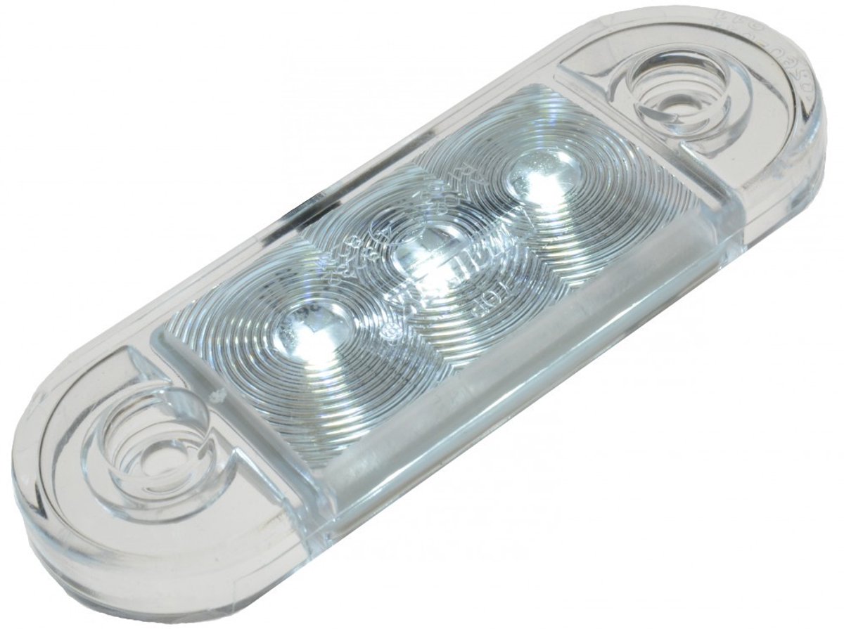 Markeringslicht - Ledson - 3.3 - 8.3cm - Wit - 12V-24V