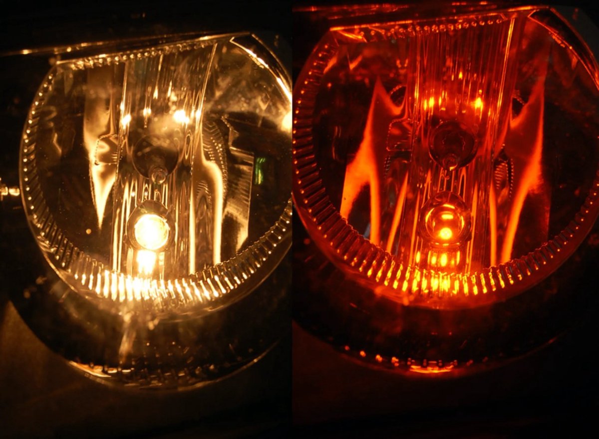 LED lamp - Ledson - 5-Led - BA9S / T4W - Amber - 24V