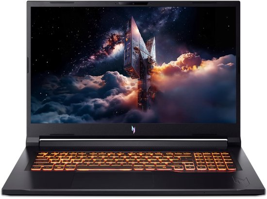 Acer Nitro V 17 AI ANV17-41-R3R0 Copilot+ PC AMD Ryzen™ 7 260 Laptop 43,9 cm (17.3") Full HD 16 GB DDR5-SDRAM 512 GB SSD NVIDIA GeForce RTX 5060 Wi-Fi 6E (802.11ax) Windows 11 Home Zwart