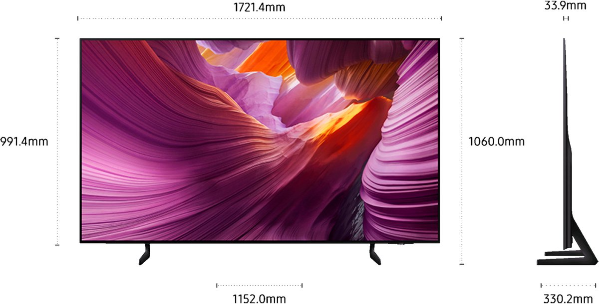 Smart TV Samsung TQ77S85F 77" 4K Ultra HD HDR OLED thumbnail 5